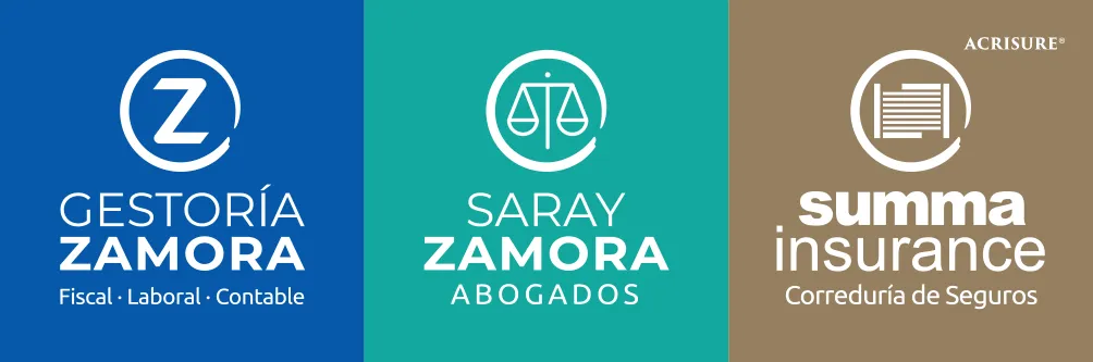 Logotipo de Gestoría Zamora, Asesoría Laboral, Fiscal y Contable para empresas, abogacía y Correduría de Seguros Summa
